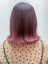 アルバム 渋谷パルコ(ALBUM)&nbsp;ミディアム美髪韓国ヘアおくれ毛外ハネボブ_ba543641