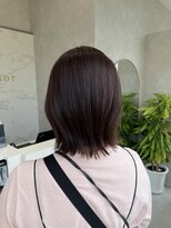 エレノア 枚方(Eleanor)&nbsp;切りっぱなしボブ/ラベンダーカラー