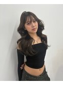 顔型別ヘアスタイル特集　ダークグレージュ