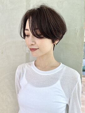 ビュートリアム 南青山(BEAUTRIUM) 大人前髪なしショートハンサムショートショートヘア30代40代50代