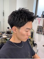 メゾンフォーメン 心斎橋店(Maison for men)&nbsp;スパイキーショート　テーパーフェード