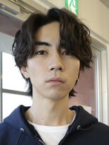 バイフィフス 原宿/表参道(by fifth)&nbsp;原宿シャドウパーマメンズパーママッシュウルフ20代ツーブロック