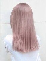 バイユアオウンフラワーズコロンカバ(buy your own flowers : kava)&nbsp;ブリーチハイトーンピンクベージュ×20代30代可愛いストレート