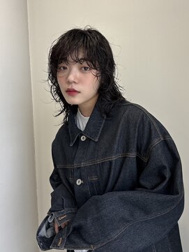 ベリーショートハンサムショートバレイヤージュハッシュカット