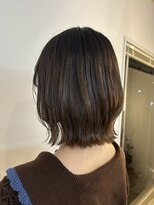 ミルヘアデザイン(mil hair design)&nbsp;ボブ　ミルクティーベージュ　艶髪　髪質改善カラー　ショート