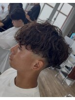 フィフスパーク(fifth PARK)&nbsp;渋谷ルーズパーマシャドウパーマ束感無造作fifthメンズパーマ