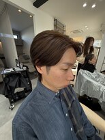 バーチミシマ(BIRCH mishima)&nbsp;センターパートなちょいウルフヘア☆圧倒的技術のメンズヘア