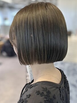 マッシュ チャヤマチ(MASHU chayamachi) 柔らか透明感カラー/ブリーチなし/オリーブブラウン/大阪梅田