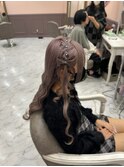 髪リボン編みたらし