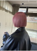 ケアブリーチダブルカラーピンクカラー