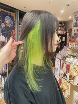 トーキョー オタクヘアー(TOKYO OTAKU HAIR) ライムグリーン/蛍光黄緑/インナーカラー