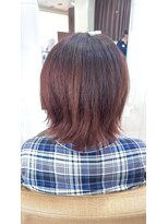 ムーア(MUA)&nbsp;大人ショート×ピンクパープル