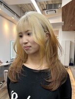 ジゼル 栄 矢場町(Giselle)&nbsp;☆玉腰☆ブロンド/ルーツカラー【名古屋/ブリーチ/ハイトーン】