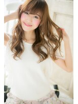 モッズ ヘア 福岡姪浜店(mod's hair)&nbsp;放っておけない♪耳かけ斜めバングのLOVEカール♪