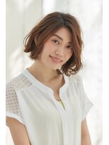 ミチオ ノザワ ヘアサロン ギンザ(Michio Nozawa HAIR SALON Ginza)&nbsp;春の大人ボブ×パーマスタイル