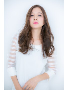 カバーヘア イヴ 戸頭店(COVER HAIR EVE) 大人かわいいミルクティーブラウン小顔ロングY戸頭20代30代40代