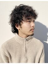 ブランコジーサウス(BLANCO G South) 【BLANCO】マッシュウルフ×ツイストスパイラルパーマ