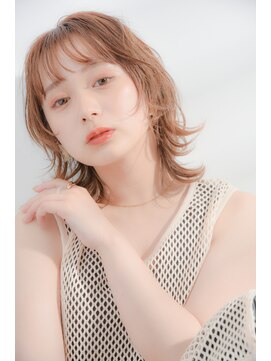 ロージー 北上川岸店(Rosy) ネオウルフ×透明感アプリコットベージュ