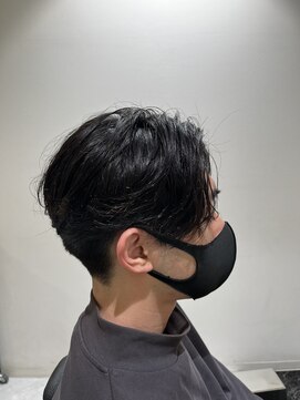 ルシードスタイル クリザンテーム センターパートニュアンスパーマ