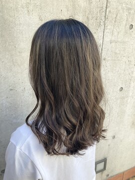 ニューヨークニューヨーク 松井山手店(NYNY) グレージュ×ハイライト