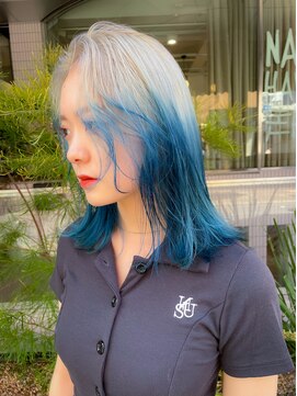 パール(PEAR+L) White ice Blue 2