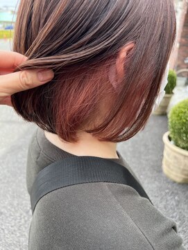 ガーデンニューヨーク　GARDEN NEW YORK 【桑名・四日市】ロブヘアインナーカラー　/　松葉