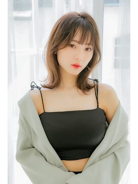 レーヴバイロンド 仙台(Reve by Lond) 韓国風シースルーバング大人フェミニンレイヤーくびれ巻き