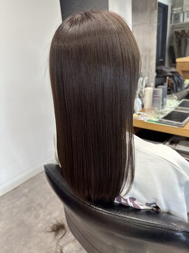 シェル 吉祥寺(shell) グレージュカラー/ボブウルフ/黒髪/ココアベージュ