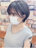 札幌ショート☆丸みショートボブ×チョコレートカラー