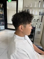 アイズ 海老名(AIZU) ツイストスパイラルパーマツイストパーマショートアップバング