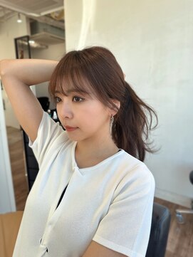 アリスバイアフロート 自由が丘(ALICe by AFLOAT) 小顔おくれ毛カット