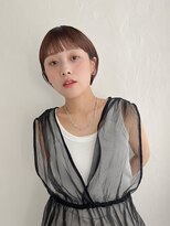 ムク 甲府(muku.)&nbsp;前髪/マチルダボブ/ピンクベージュインナー/グレージュ[甲府駅]