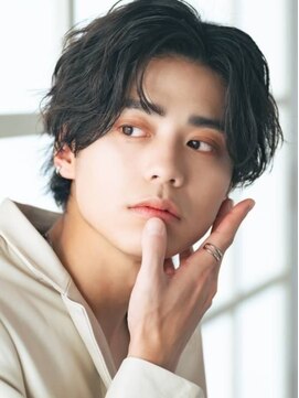 ボニータ(Bonita) BONITA デザインパーマーのミディアムスタイル