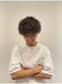 メンズくるくるパーマ