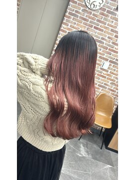 リンク(LinK) カシスピンクバレイヤージュ