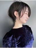 【morio池袋】大人可愛い黒髪前下がりショート♪