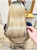 ブリーチ縮毛矯正