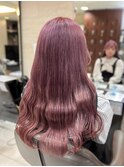 大人可愛いラベンダーピンクベージュカラー