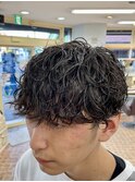 今流行りのメンズシャドウパーマ！！