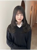 内巻きだけで可愛いレイヤーカット