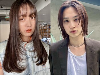 ノラジャーニー(NORA Journey)の写真/メンズボブ・レイヤーカットのデザインに合わせて地毛風ストレートを実現＊真っ直ぐすぎない自然な質感に◎