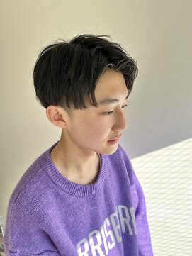 ロータスヘアーデザイン(Lotus Hair Design) 【lotus　下枝】センター分け/メンズカット/センターパート