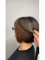 キャラ 池袋本店(CHARA) 逆インナーカラー！アッシュグレージュ【ウルフカット/大村】