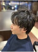 くせ毛ショート