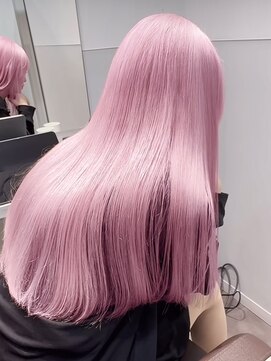 ジィルム(XELM) ハイライトカラーミルクティーベージュレイヤーカット