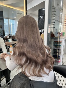 ラピス 渋谷本店(Lapis) グレージュ/ブリーチ/ダブルカラー/髪質改善/レイヤーカット