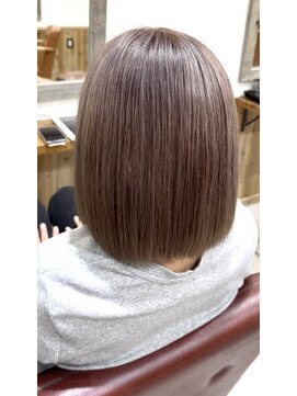 ノーム 横浜(NORM) ケアブリーチ ダブルカラー ミルクティーグレージュ