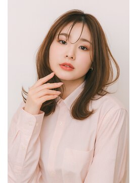 リッカ たまプラーザ(Lycka) 【髪質改善カラーで潤いと艶を】くびれミディアム