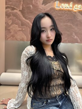 ロンドガーネット 池袋(Lond garnet) オリーブグレー/レイヤーカット/黒髪/マロンベージュ/池袋