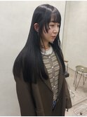 顔まわりレイヤー/透明感カラー/20代